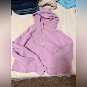 Lululemon purple scuba zip up.